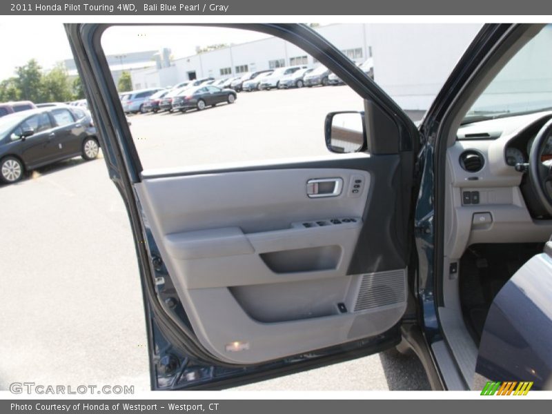 Bali Blue Pearl / Gray 2011 Honda Pilot Touring 4WD