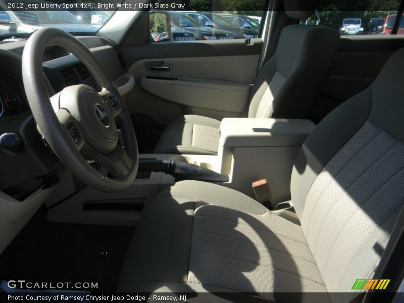 Bright White / Dark Slate Gray 2012 Jeep Liberty Sport 4x4