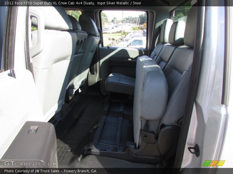 Ingot Silver Metallic / Steel 2012 Ford F350 Super Duty XL Crew Cab 4x4 Dually