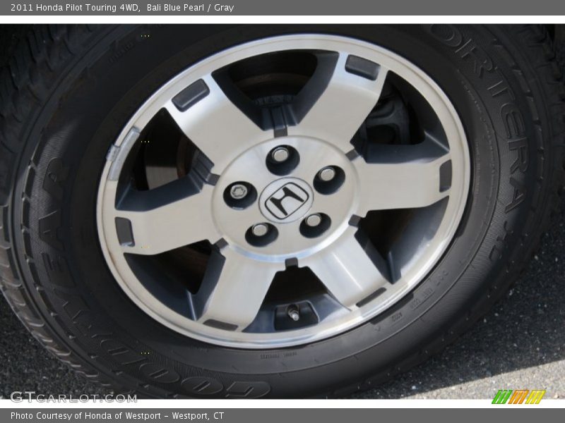 Bali Blue Pearl / Gray 2011 Honda Pilot Touring 4WD