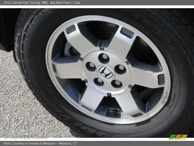 Bali Blue Pearl / Gray 2011 Honda Pilot Touring 4WD