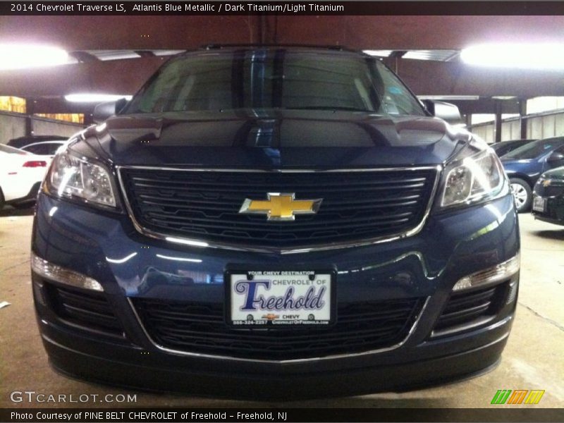 Atlantis Blue Metallic / Dark Titanium/Light Titanium 2014 Chevrolet Traverse LS