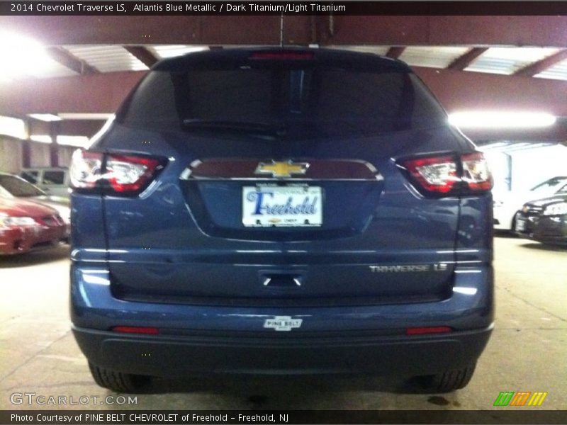 Atlantis Blue Metallic / Dark Titanium/Light Titanium 2014 Chevrolet Traverse LS