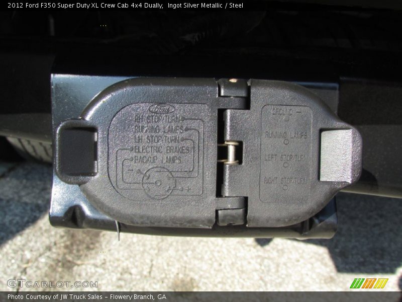 Ingot Silver Metallic / Steel 2012 Ford F350 Super Duty XL Crew Cab 4x4 Dually