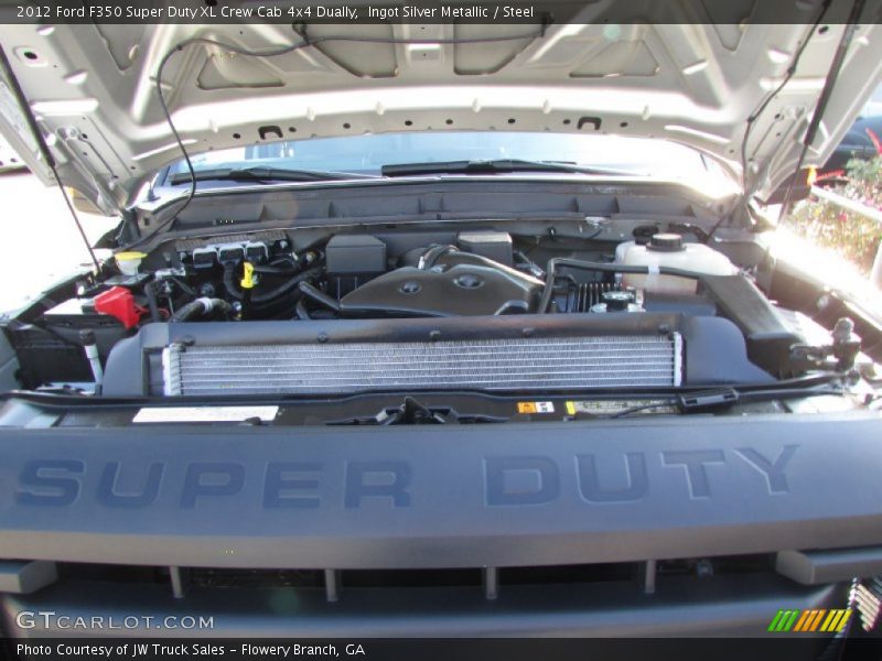 Ingot Silver Metallic / Steel 2012 Ford F350 Super Duty XL Crew Cab 4x4 Dually