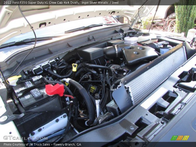 Ingot Silver Metallic / Steel 2012 Ford F350 Super Duty XL Crew Cab 4x4 Dually