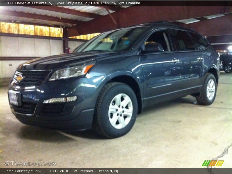 Cyber Grey Metallic / Dark Titanium/Light Titanium 2014 Chevrolet Traverse LS