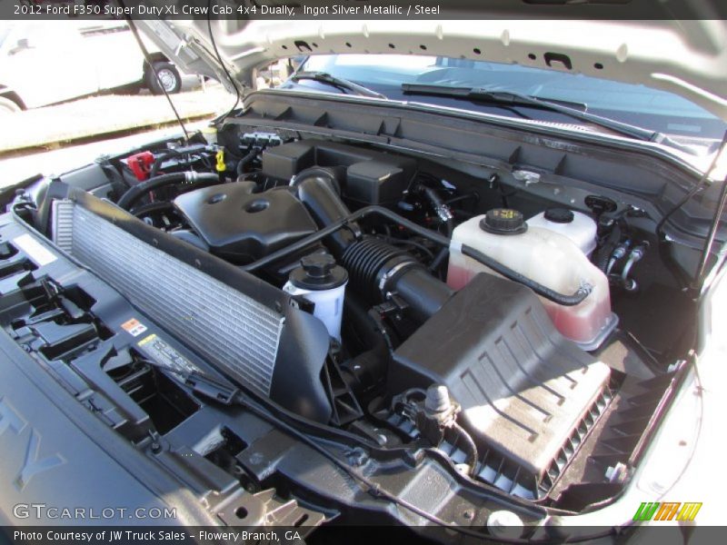 Ingot Silver Metallic / Steel 2012 Ford F350 Super Duty XL Crew Cab 4x4 Dually