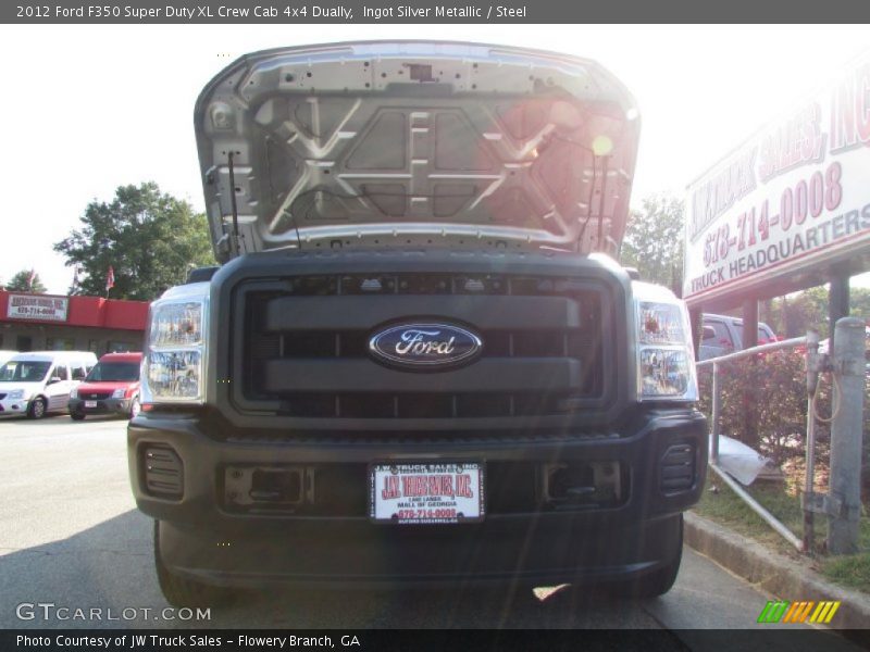 Ingot Silver Metallic / Steel 2012 Ford F350 Super Duty XL Crew Cab 4x4 Dually