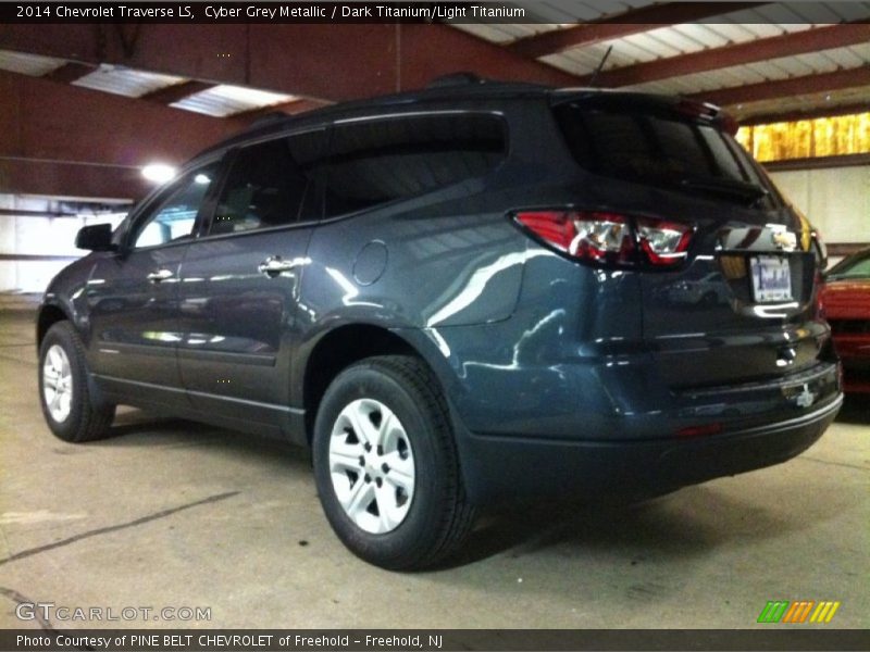 Cyber Grey Metallic / Dark Titanium/Light Titanium 2014 Chevrolet Traverse LS