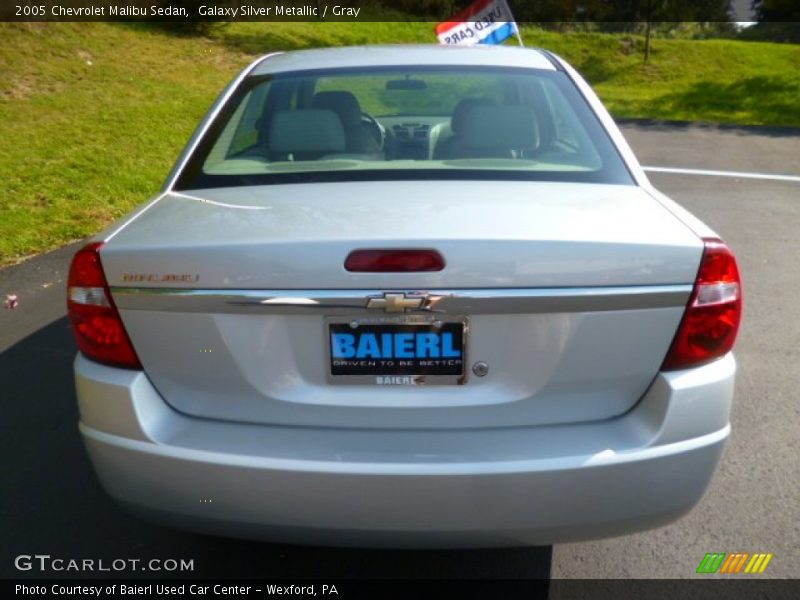 Galaxy Silver Metallic / Gray 2005 Chevrolet Malibu Sedan