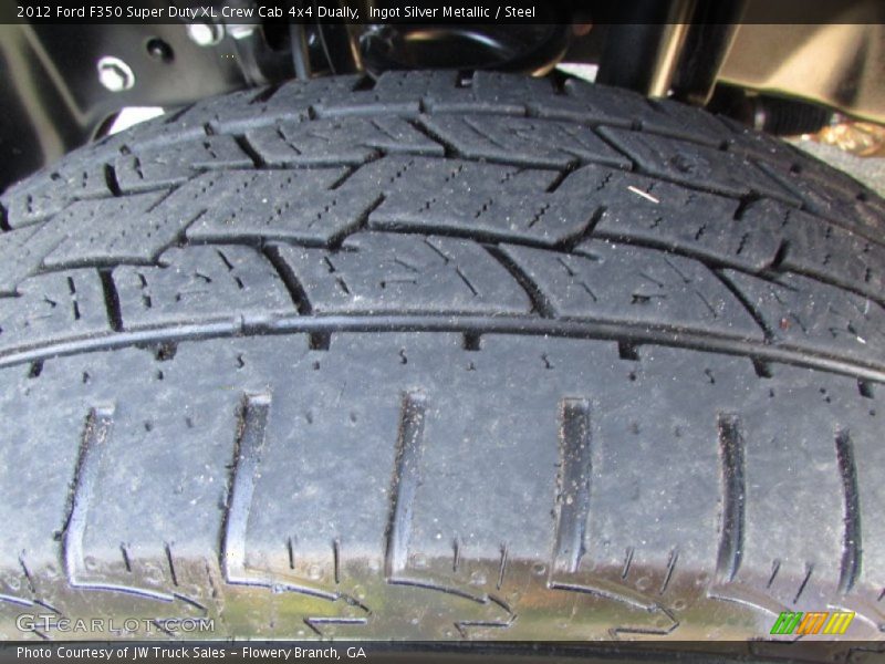 Ingot Silver Metallic / Steel 2012 Ford F350 Super Duty XL Crew Cab 4x4 Dually