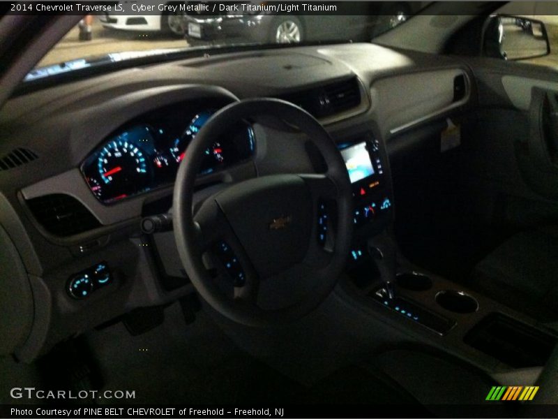 Cyber Grey Metallic / Dark Titanium/Light Titanium 2014 Chevrolet Traverse LS