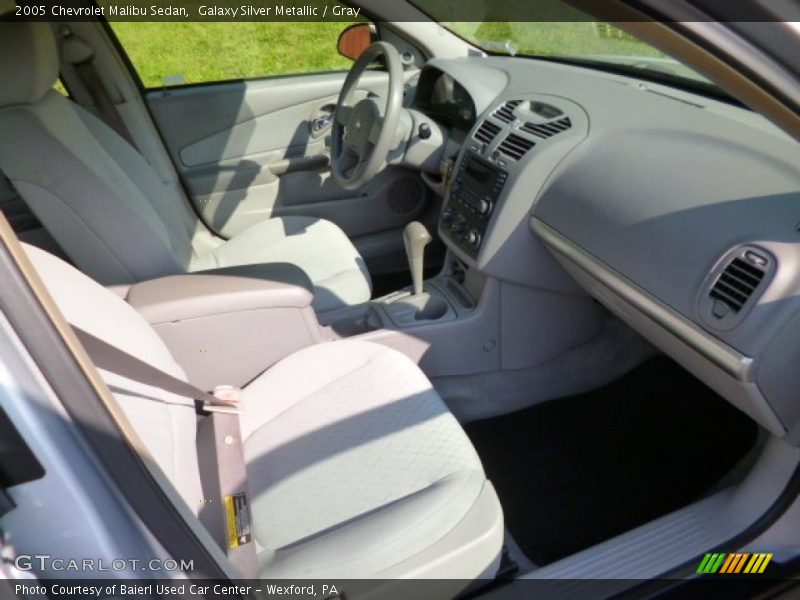 Galaxy Silver Metallic / Gray 2005 Chevrolet Malibu Sedan