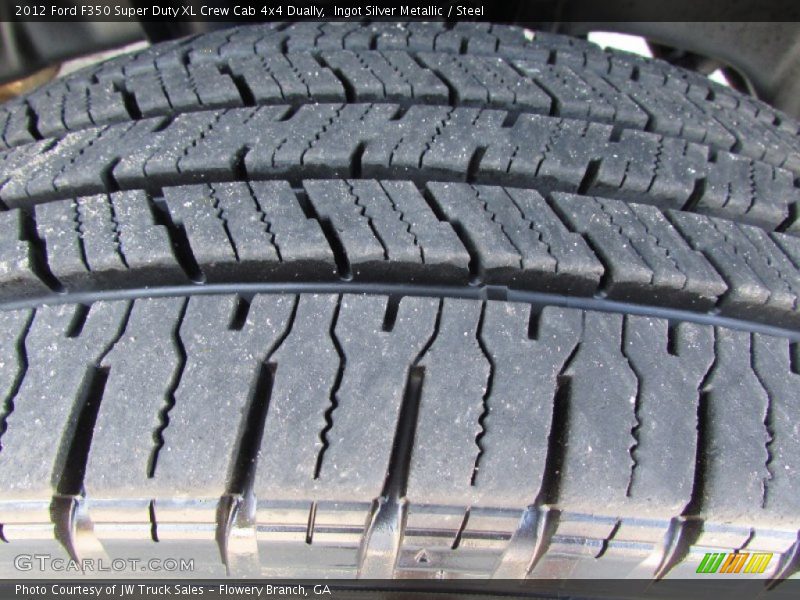 Ingot Silver Metallic / Steel 2012 Ford F350 Super Duty XL Crew Cab 4x4 Dually