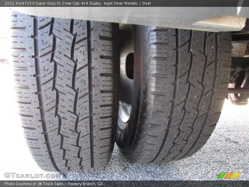 Ingot Silver Metallic / Steel 2012 Ford F350 Super Duty XL Crew Cab 4x4 Dually