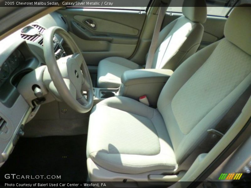 Galaxy Silver Metallic / Gray 2005 Chevrolet Malibu Sedan