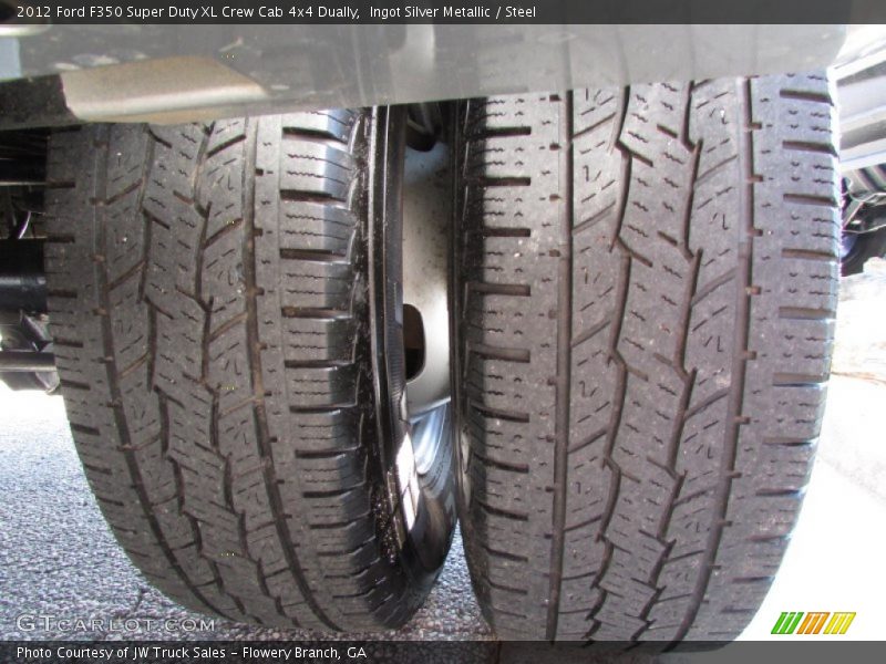 Ingot Silver Metallic / Steel 2012 Ford F350 Super Duty XL Crew Cab 4x4 Dually