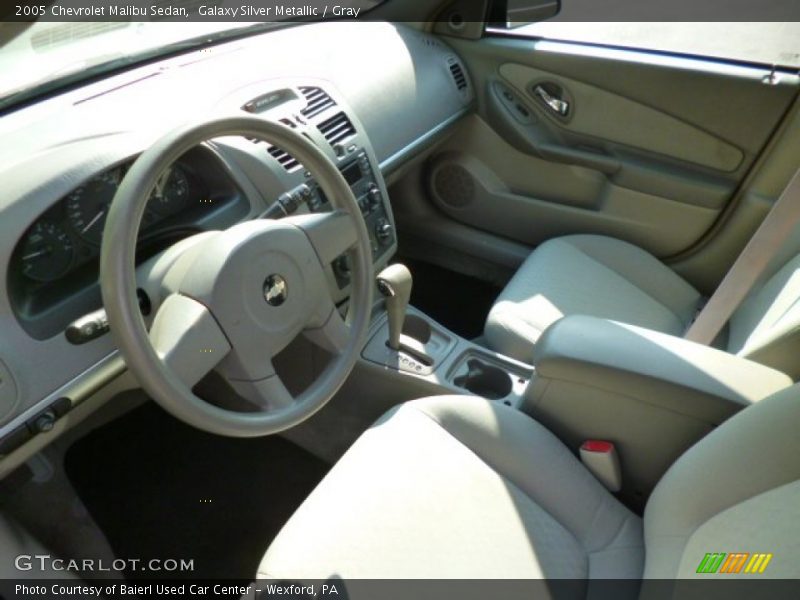 Galaxy Silver Metallic / Gray 2005 Chevrolet Malibu Sedan