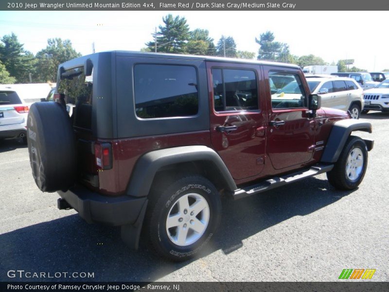Flame Red / Dark Slate Gray/Medium Slate Gray 2010 Jeep Wrangler Unlimited Mountain Edition 4x4