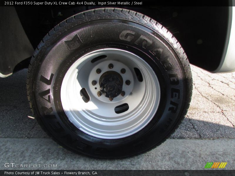 Ingot Silver Metallic / Steel 2012 Ford F350 Super Duty XL Crew Cab 4x4 Dually