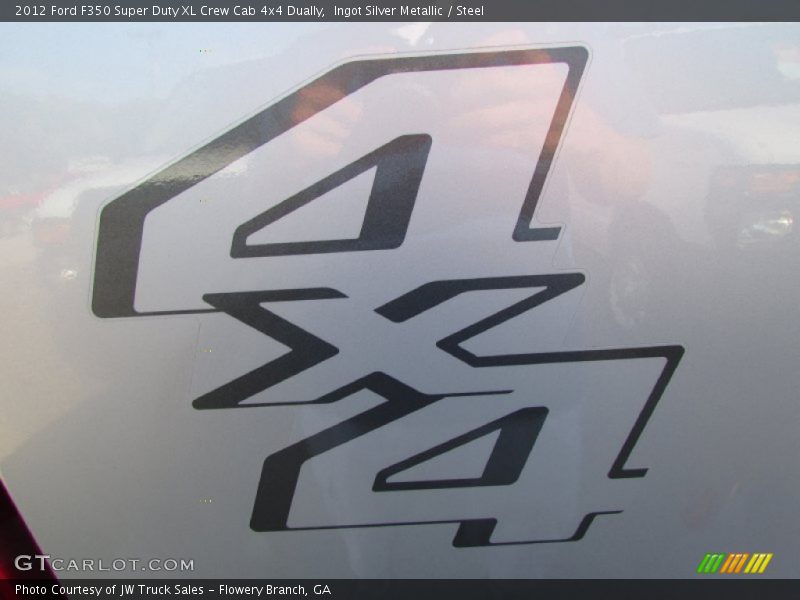 Ingot Silver Metallic / Steel 2012 Ford F350 Super Duty XL Crew Cab 4x4 Dually