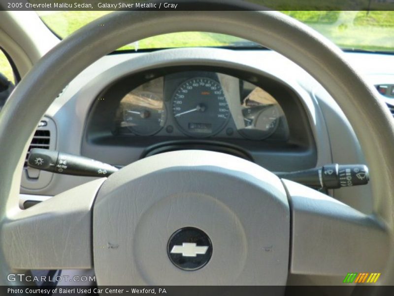 Galaxy Silver Metallic / Gray 2005 Chevrolet Malibu Sedan