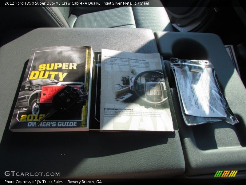 Ingot Silver Metallic / Steel 2012 Ford F350 Super Duty XL Crew Cab 4x4 Dually