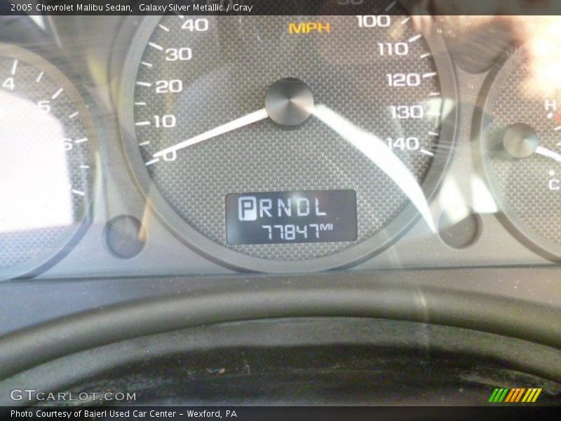 Galaxy Silver Metallic / Gray 2005 Chevrolet Malibu Sedan