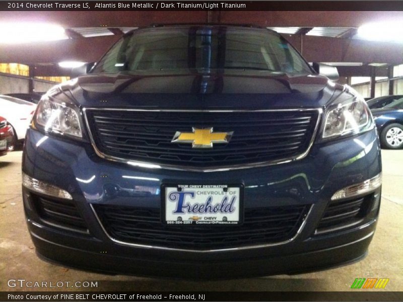 Atlantis Blue Metallic / Dark Titanium/Light Titanium 2014 Chevrolet Traverse LS