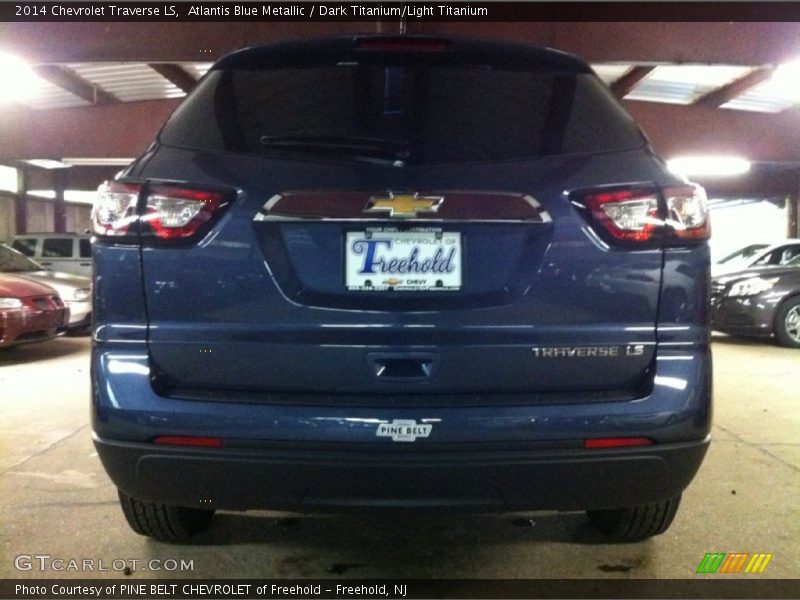 Atlantis Blue Metallic / Dark Titanium/Light Titanium 2014 Chevrolet Traverse LS