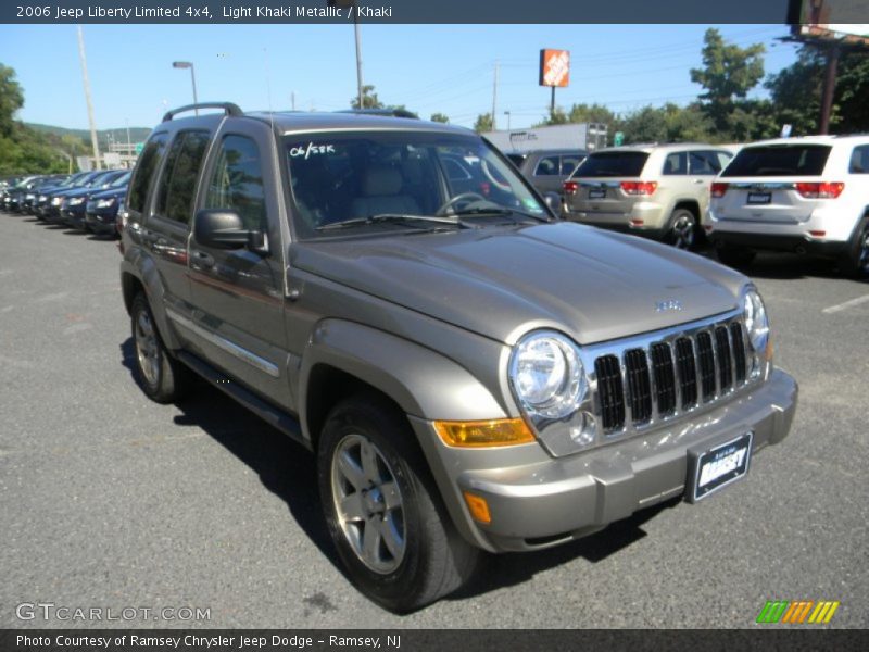Light Khaki Metallic / Khaki 2006 Jeep Liberty Limited 4x4