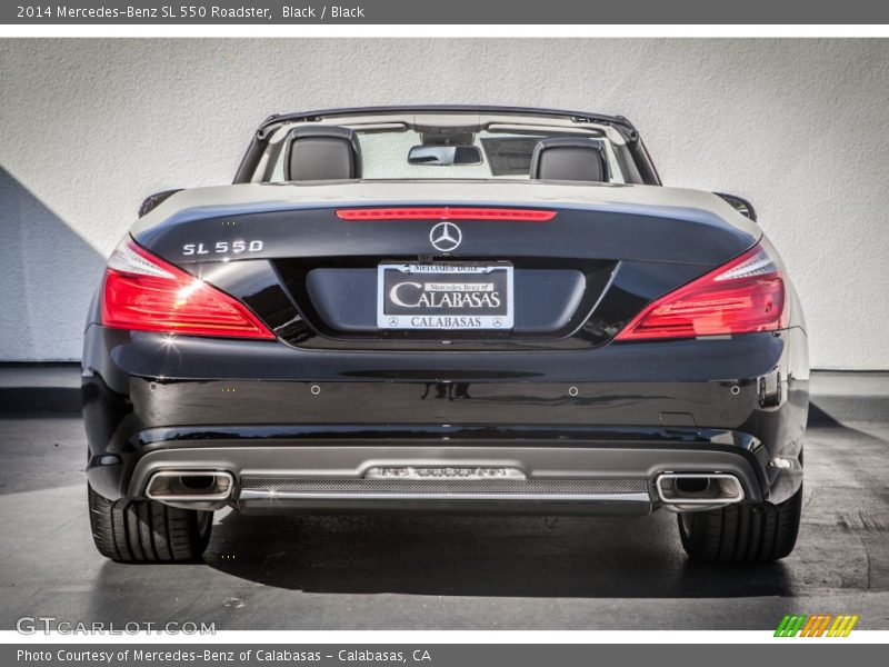 Black / Black 2014 Mercedes-Benz SL 550 Roadster