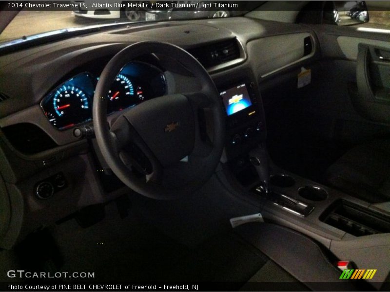 Atlantis Blue Metallic / Dark Titanium/Light Titanium 2014 Chevrolet Traverse LS