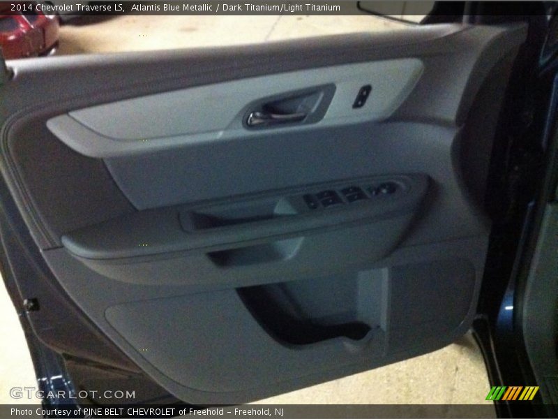 Atlantis Blue Metallic / Dark Titanium/Light Titanium 2014 Chevrolet Traverse LS