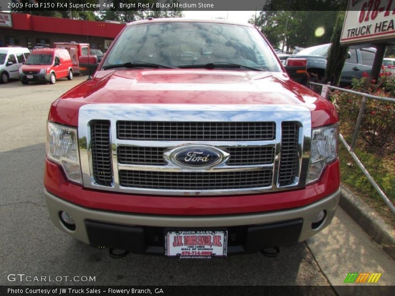 Bright Red / Black/Medium Stone 2009 Ford F150 FX4 SuperCrew 4x4