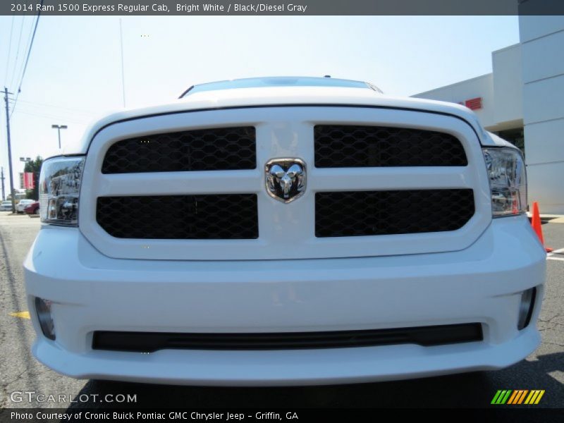 Bright White / Black/Diesel Gray 2014 Ram 1500 Express Regular Cab