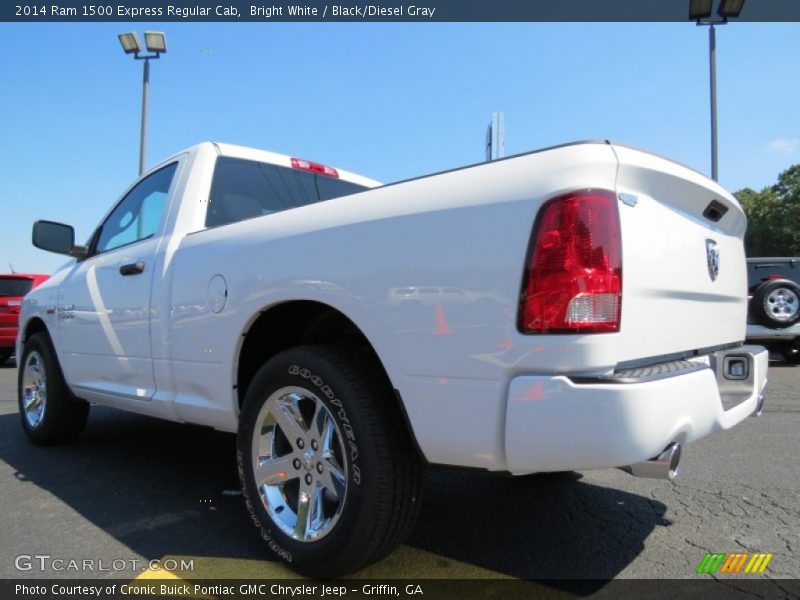 Bright White / Black/Diesel Gray 2014 Ram 1500 Express Regular Cab