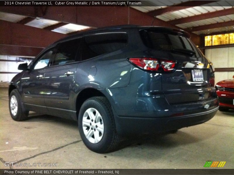 Cyber Grey Metallic / Dark Titanium/Light Titanium 2014 Chevrolet Traverse LS