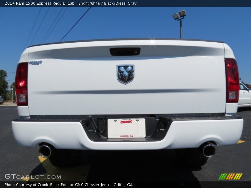 Bright White / Black/Diesel Gray 2014 Ram 1500 Express Regular Cab