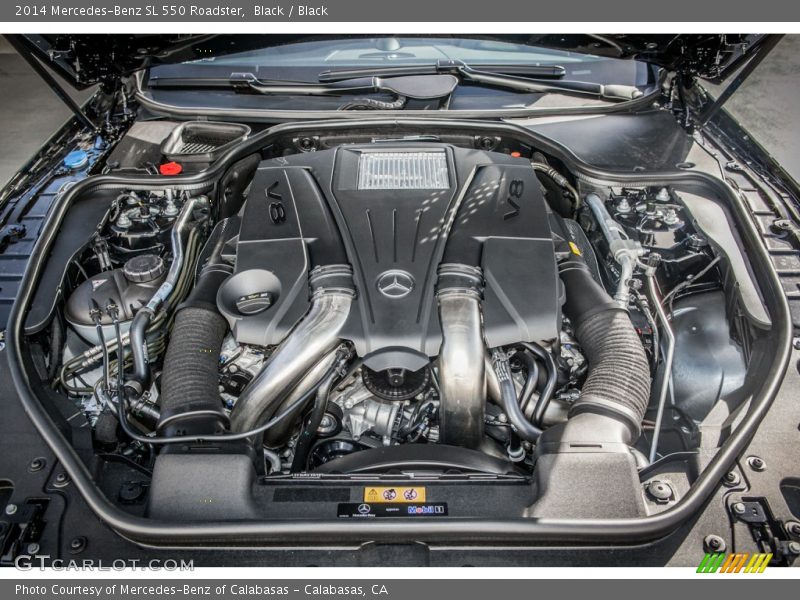  2014 SL 550 Roadster Engine - 4.6 Liter Twin-Turbocharged DOHC 32-Valve VVT V8