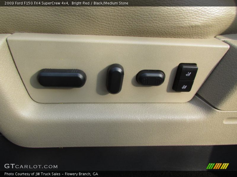 Bright Red / Black/Medium Stone 2009 Ford F150 FX4 SuperCrew 4x4