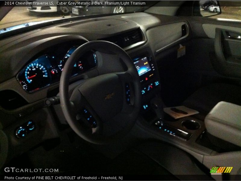 Cyber Grey Metallic / Dark Titanium/Light Titanium 2014 Chevrolet Traverse LS