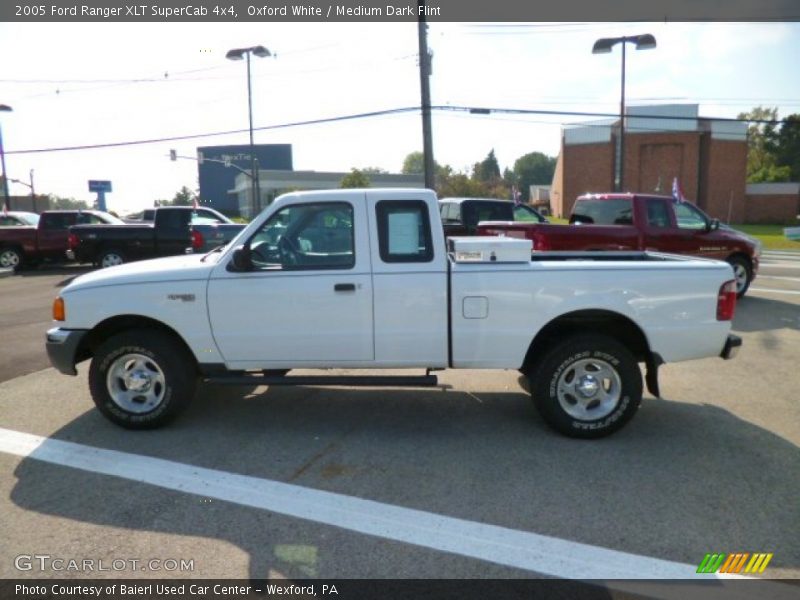 Oxford White / Medium Dark Flint 2005 Ford Ranger XLT SuperCab 4x4