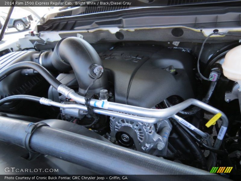 Bright White / Black/Diesel Gray 2014 Ram 1500 Express Regular Cab