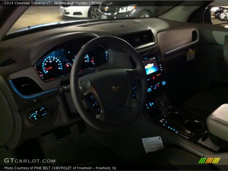 Atlantis Blue Metallic / Ebony 2014 Chevrolet Traverse LT