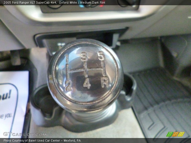 Oxford White / Medium Dark Flint 2005 Ford Ranger XLT SuperCab 4x4