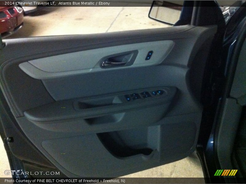 Atlantis Blue Metallic / Ebony 2014 Chevrolet Traverse LT