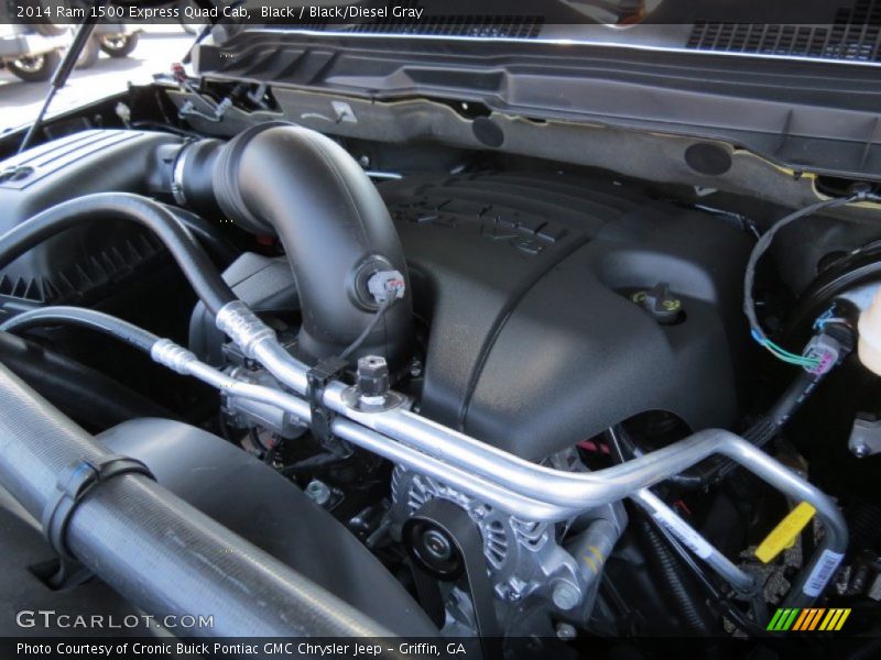 Black / Black/Diesel Gray 2014 Ram 1500 Express Quad Cab