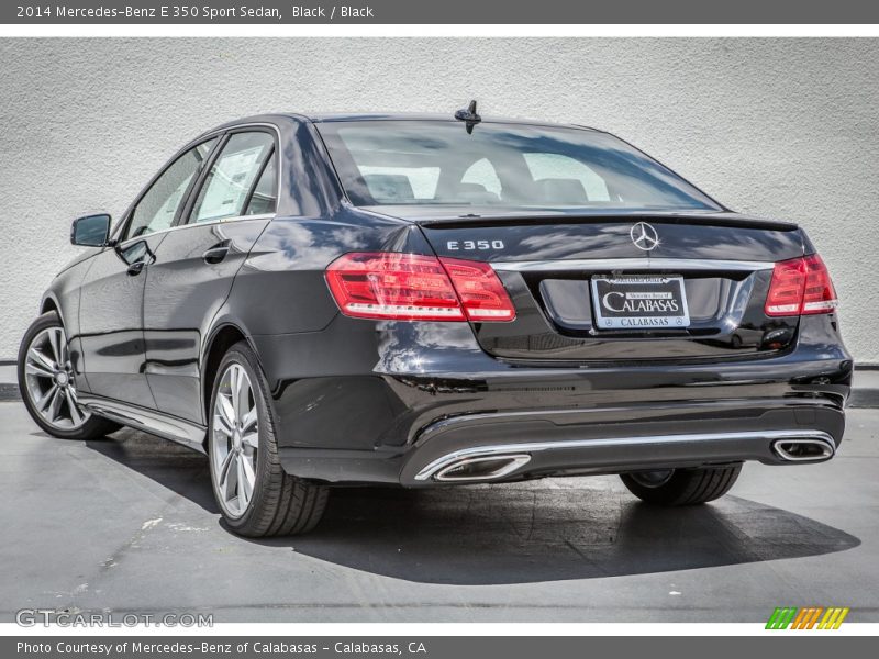 Black / Black 2014 Mercedes-Benz E 350 Sport Sedan